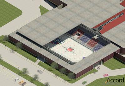 Ice arena drawing