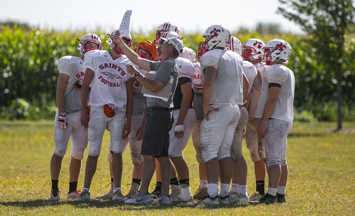 Senior class keys in 2019 for St. Ansgar football North Iowa High School Football
