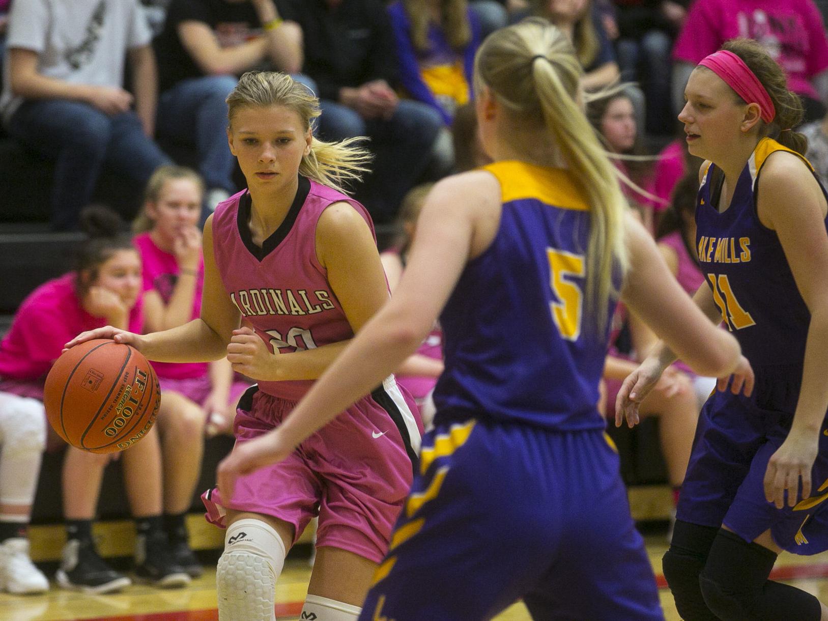 High School Girls Basketball Youthful Garner Hayfield Ventura