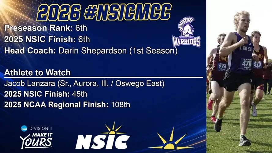 WARRIOR MEN’S CROSS COUNTRY TEAM SELECTED SIXTH IN NSIC PREASON COACHES’ POLL
