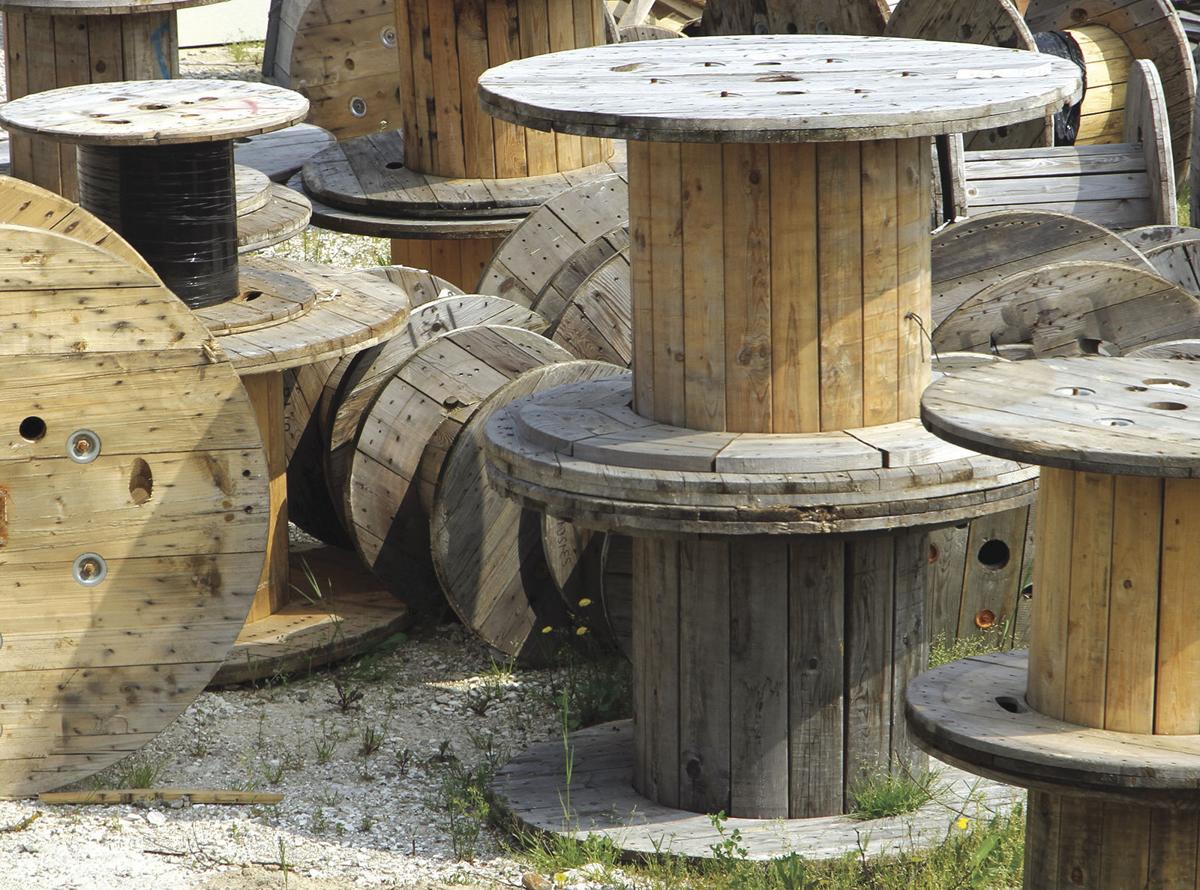 Wooden Cable Reel Spools