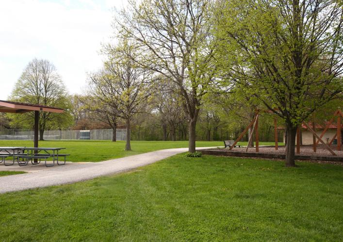 East Park's Prairie Playground and tennis court
