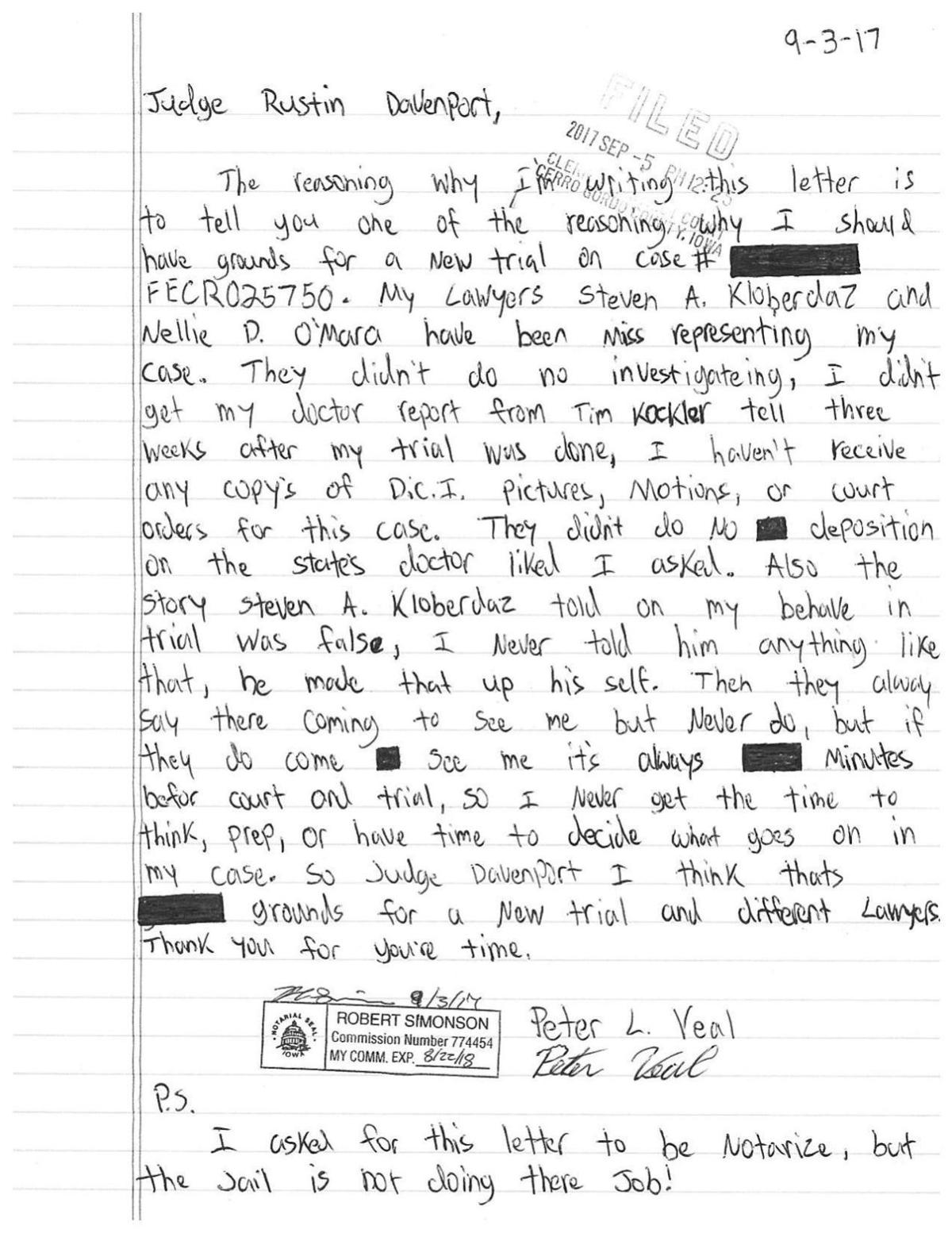 'She fed her murderer Thanksgiving dinner' Veal given two consecutive