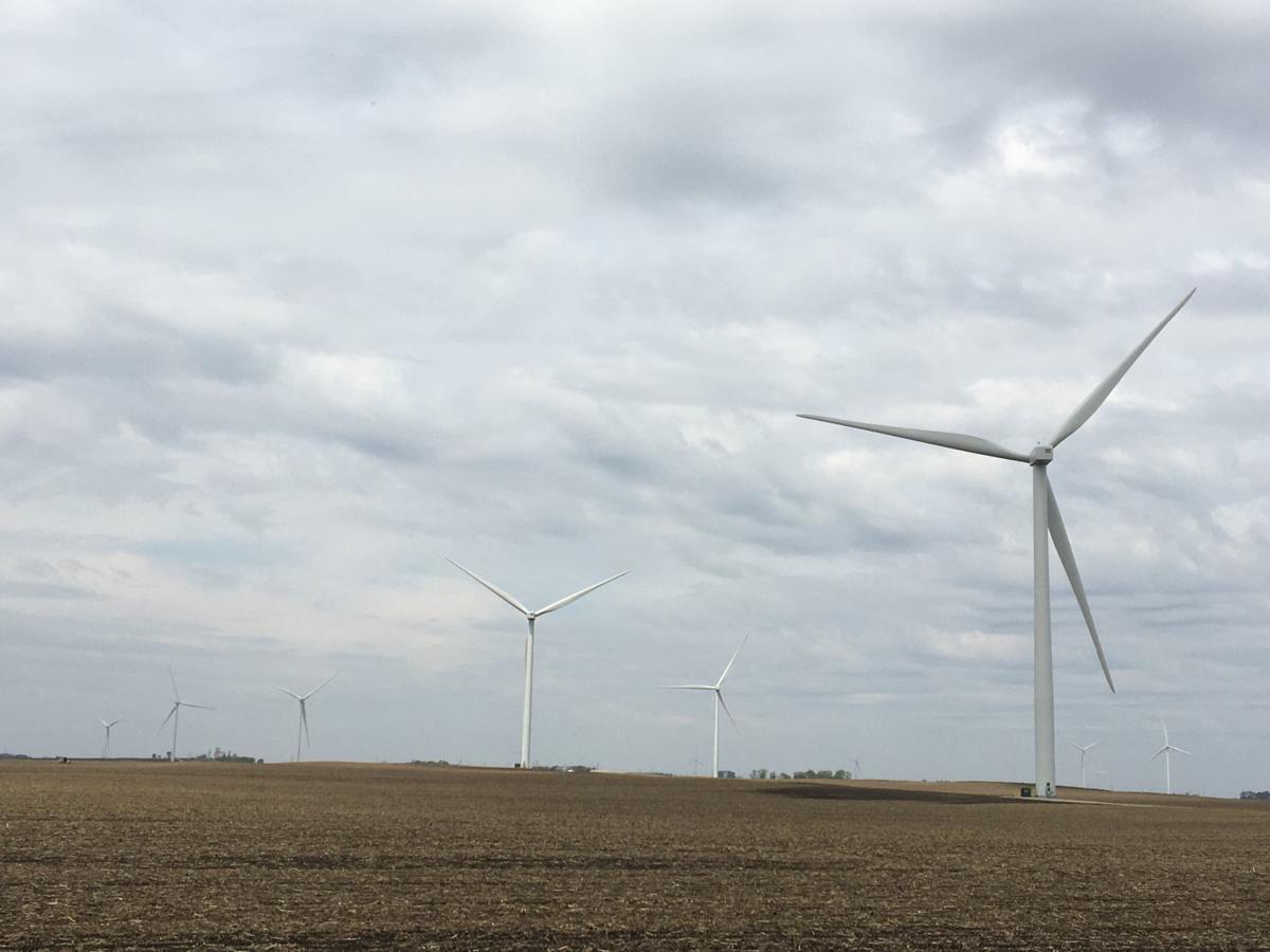 Wind farm in Kossuth, Winnebago counties