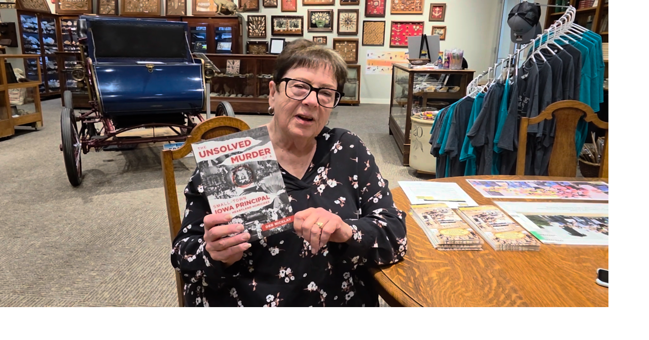 VIDEO: Deb Nicklay of Osage talks about her new book about Mitchell County homicides