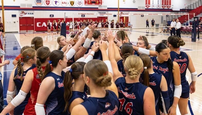 Volleyball Falls to the Knights in a Reverse Sweep