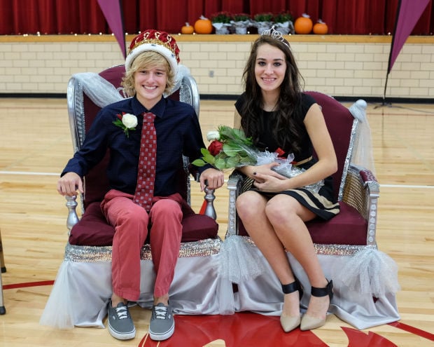 Newman Catholic Homecoming King and Queen