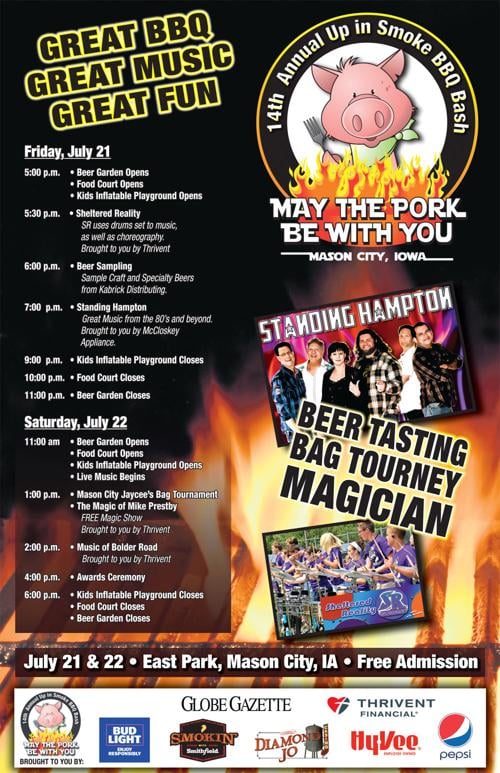 2017 Up in Smoke BBQ Bash schedule