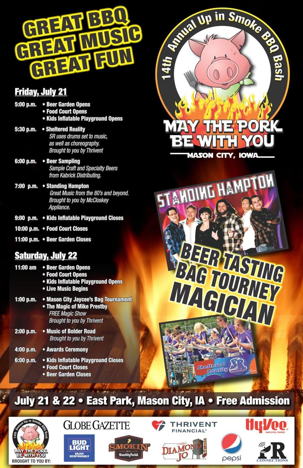 17 Up In Smoke q Bash Schedule News Globegazette Com