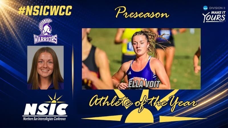 ELLA VOIT VOTED NSIC PRESEASON CROSS COUNTRY ATHLETE OF THE YEAR; WARRIORS SELECTED FIRST