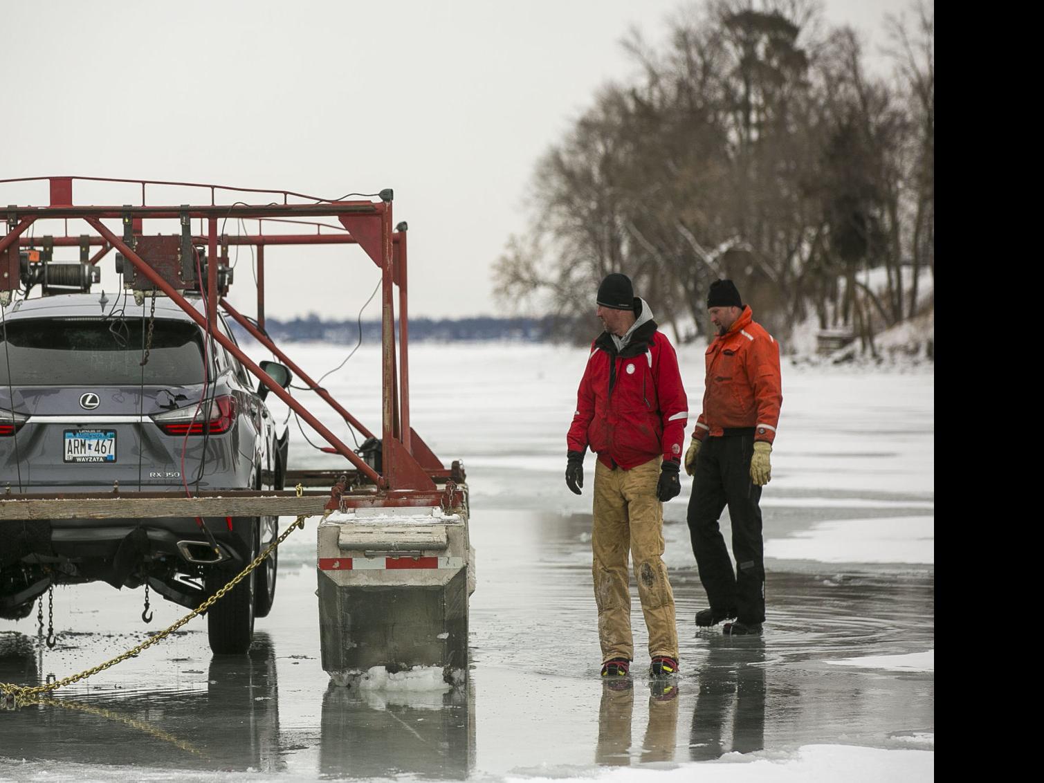 Ice Ice Baby Spirit Lake Crew Fishes Lexus From Clear Lake