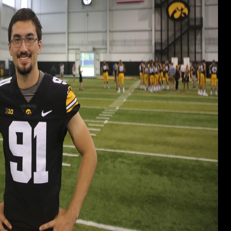 Iowa Football Former Mason City High School Kicker Miguel Recinos