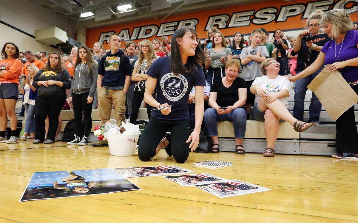 Olympian Shelby Houlihan assembly
