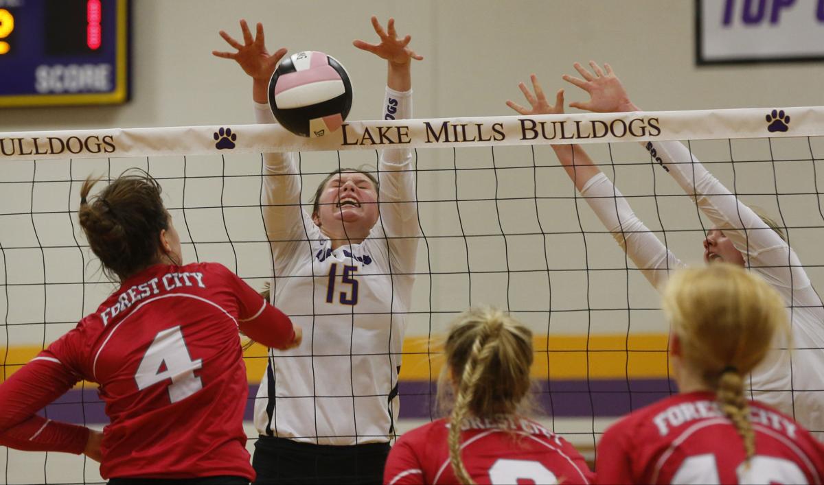 Photos Lake Mills vs. Forest City Volleyball North Iowa High School