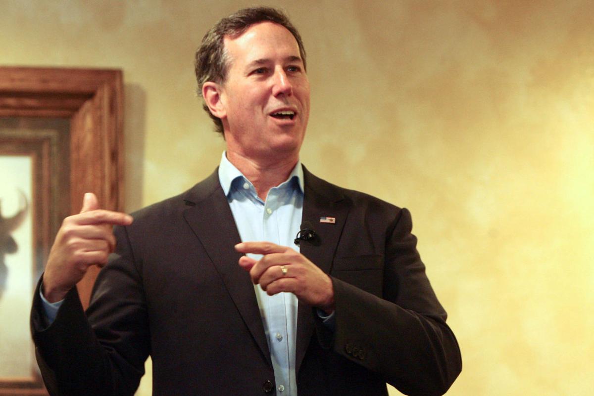 Santorum Stresses Accountability At Mason City Stop Mason City North Iowa Globegazette Com