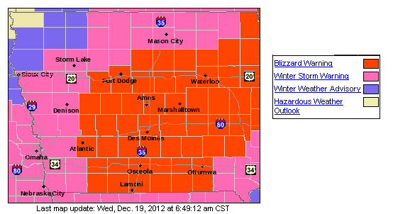 warnings and travel weather in Iowa, issued Mason Travel warnings  City Nebraska