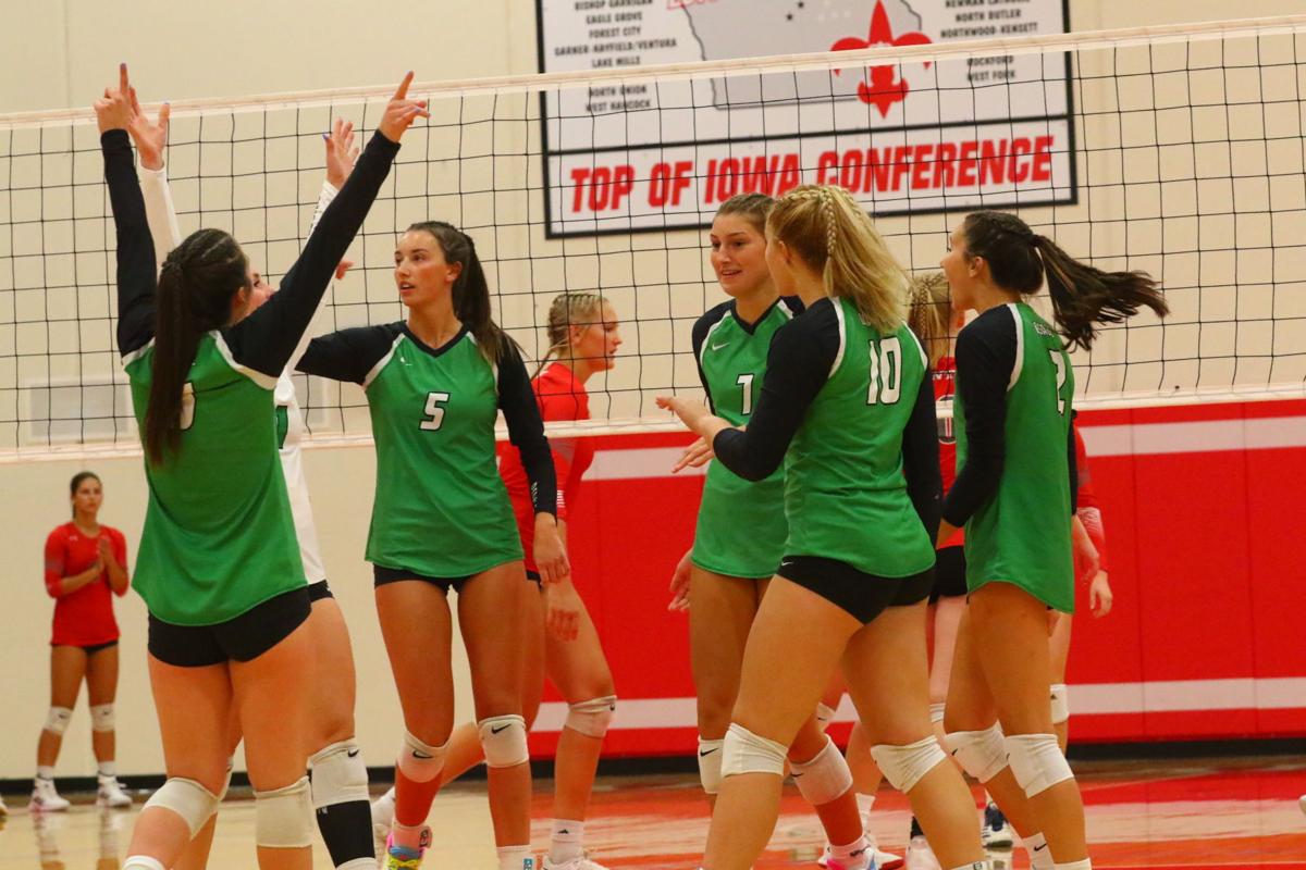 Osage volleyball earns rivalry win over St. Ansgar in straight sets