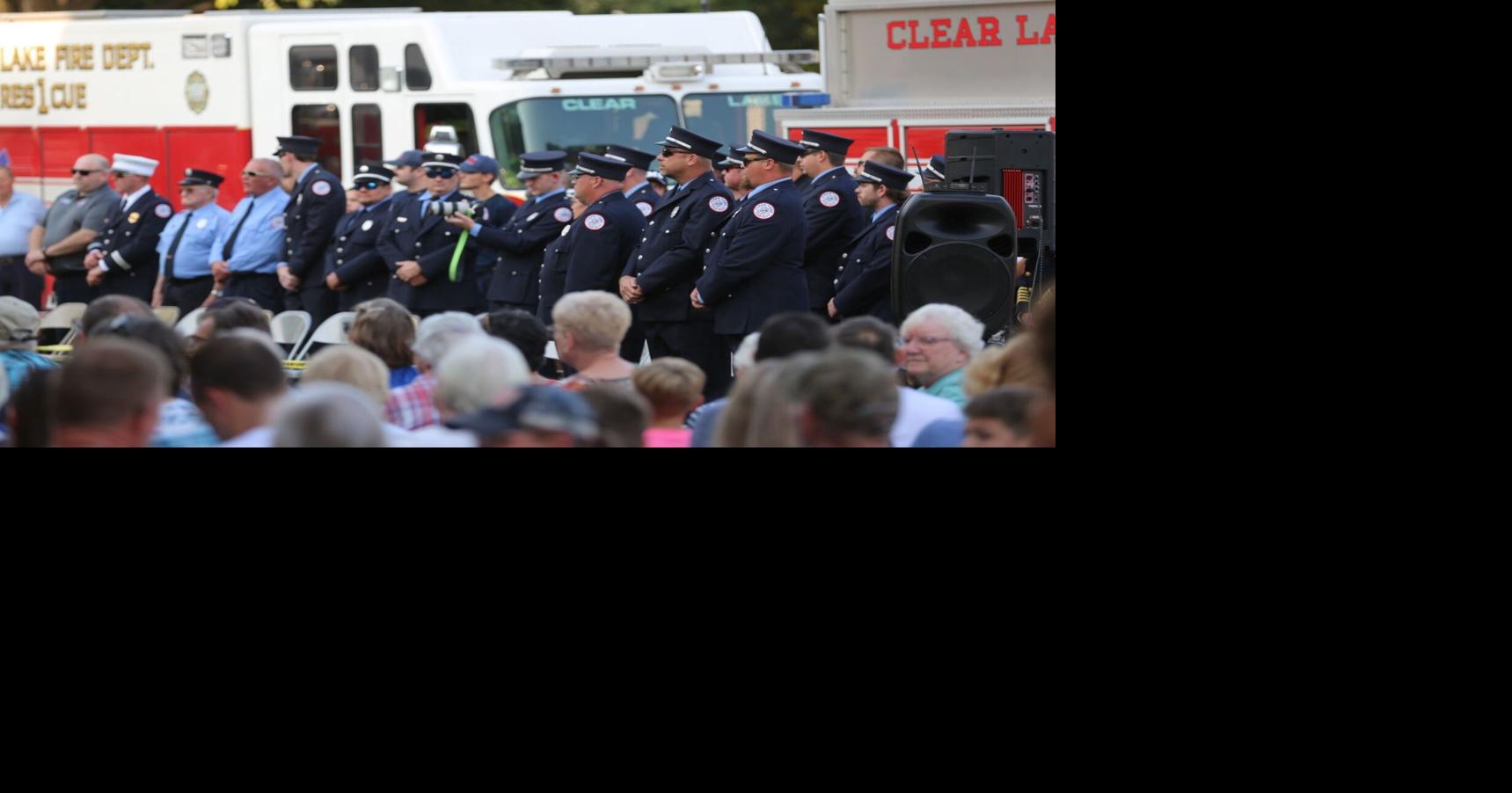 Clear Lake Fire Department hosts 9/11 memorial ceremony