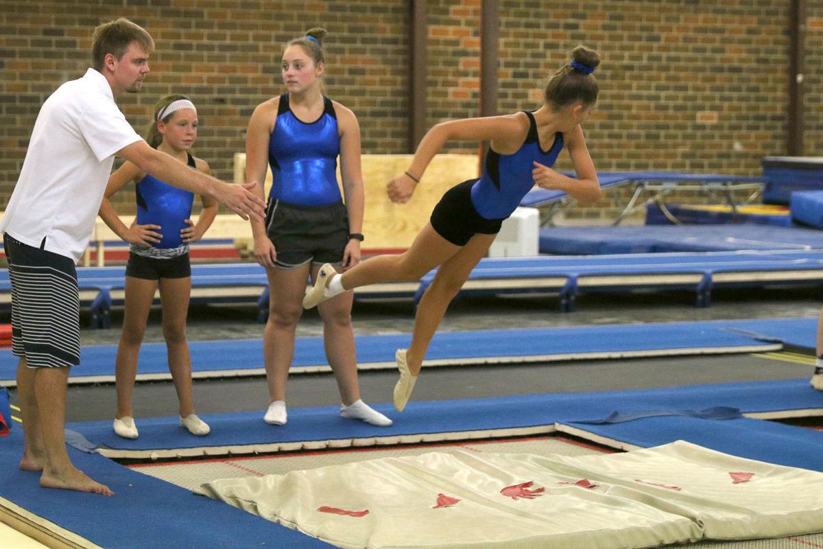 Olympic trampolinist shares skills with North Iowa gymnasts Mason