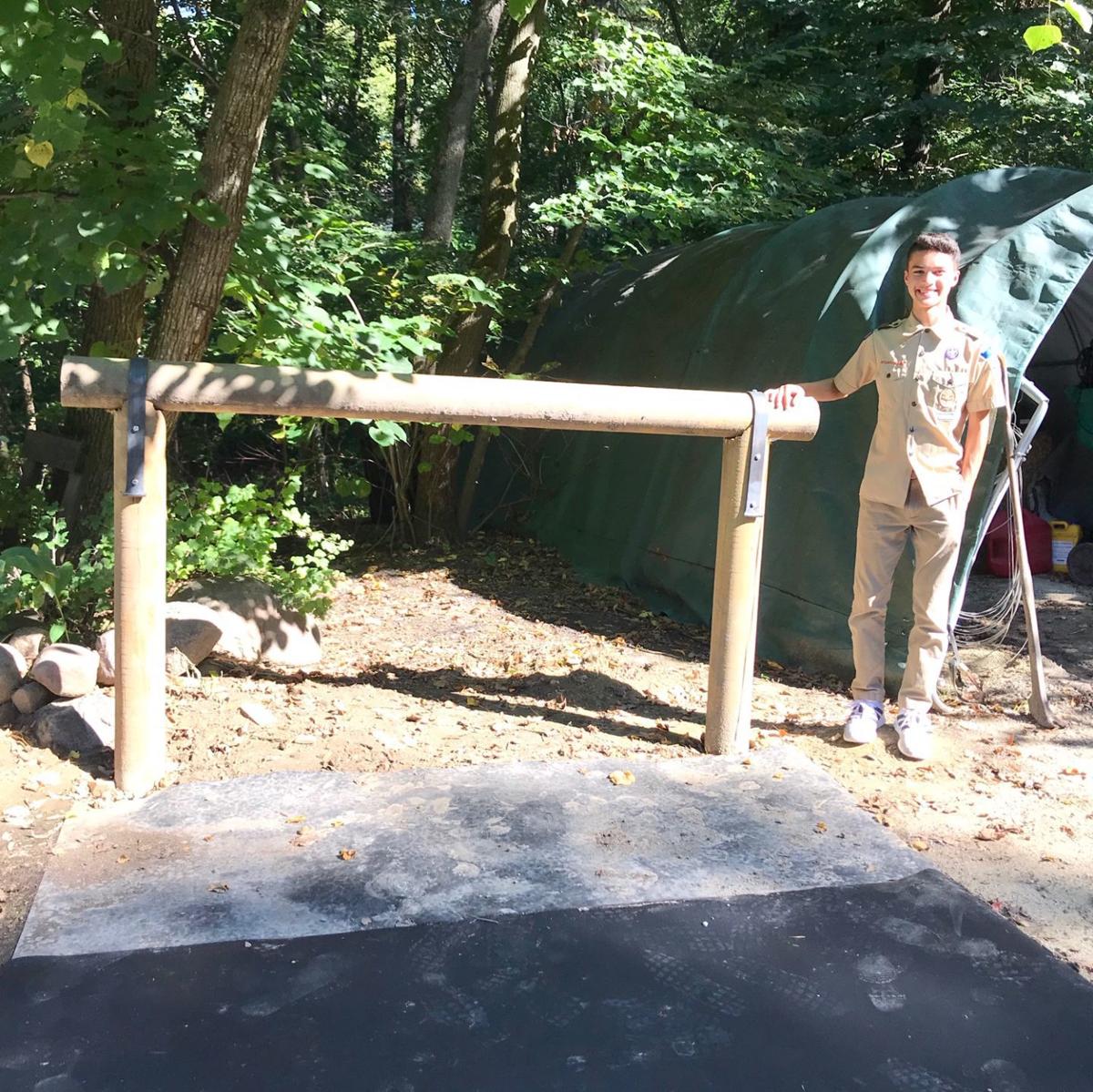 Boy Scout Completes Special Eagle Scout Project News Globegazette Com