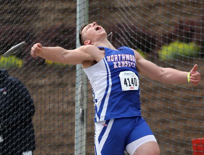 Conquering hero NorthwoodKensett's Yezek wins Drake Relays discus title