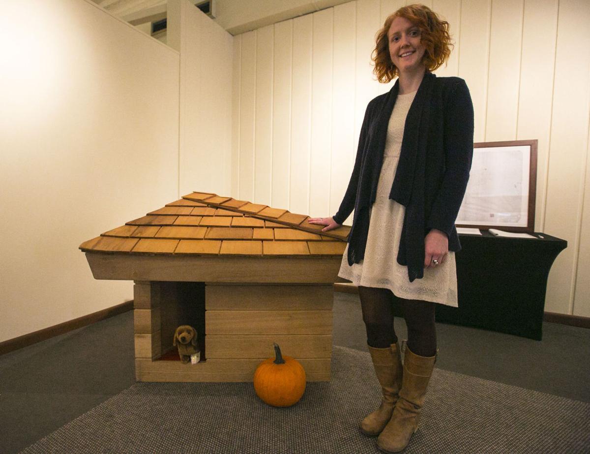 Frank Lloyd Wright designed Doghouse On Display At Mall frank-lloyd-wright-designed-doghouse-on-display-at-mall