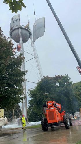 A side is pictured coming off the old Britt water tower..jpg