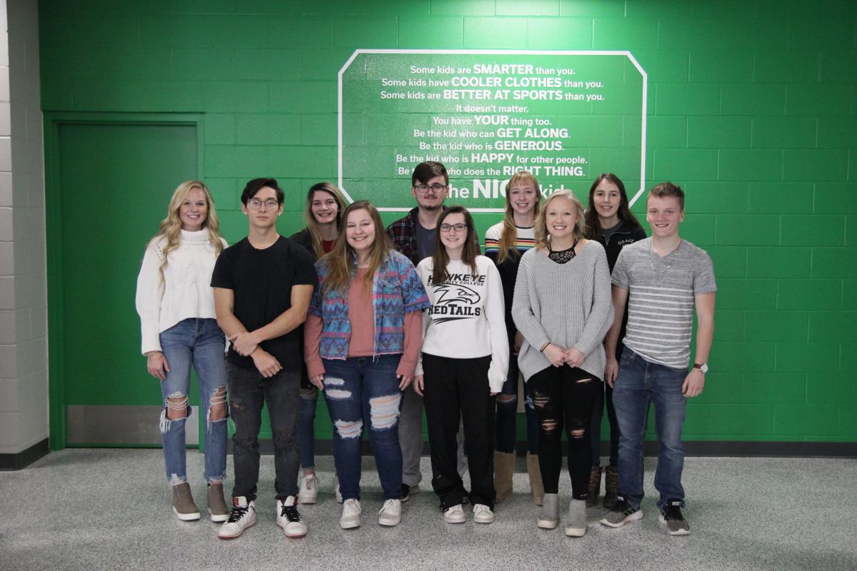 Osage High School early graduates