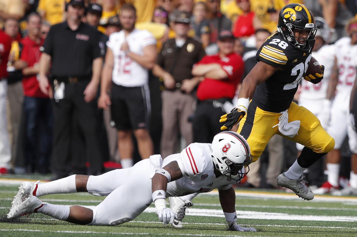 College Football A Crowded Competition For Iowa At Running Back