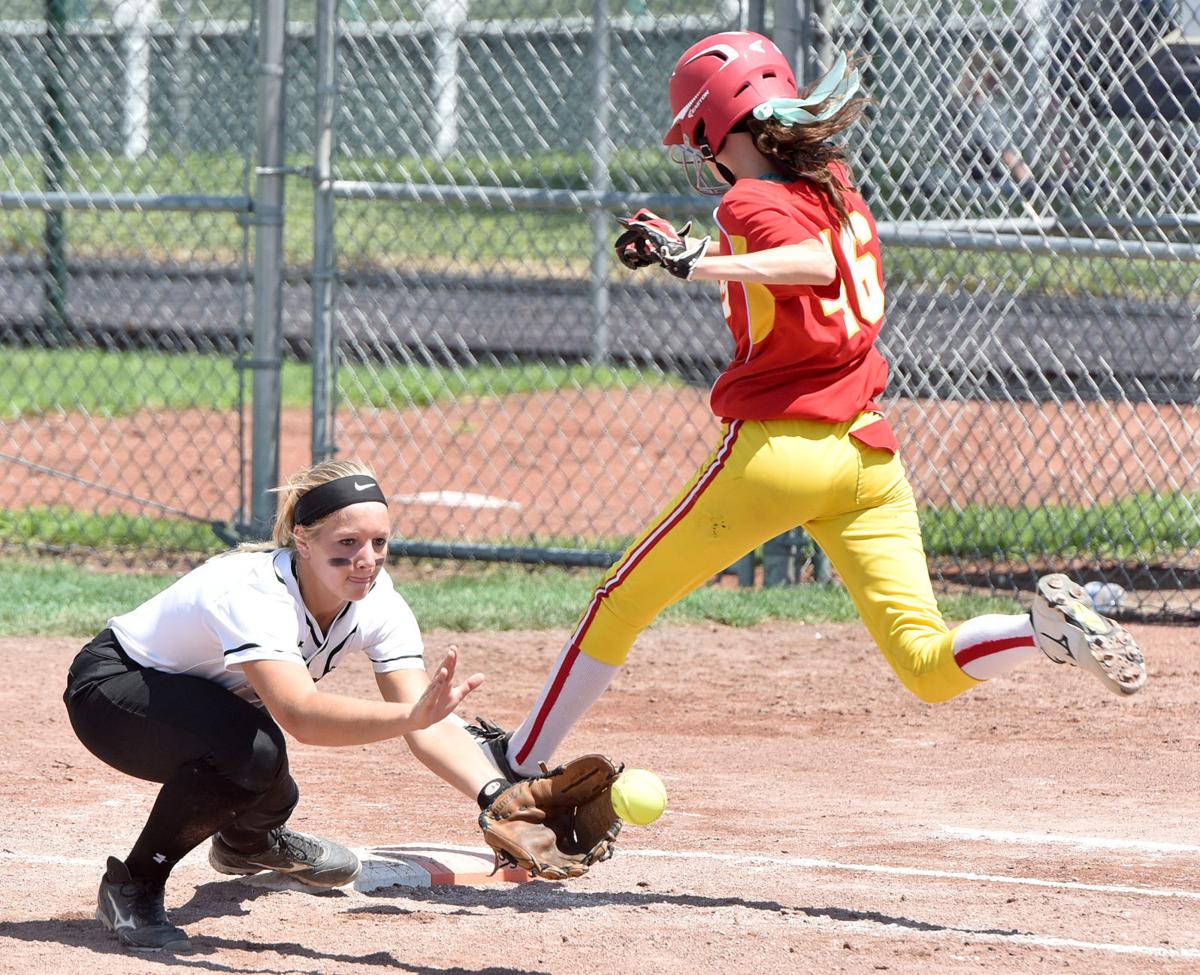 State softball Charles City's upset bid denied by topranked Carlisle