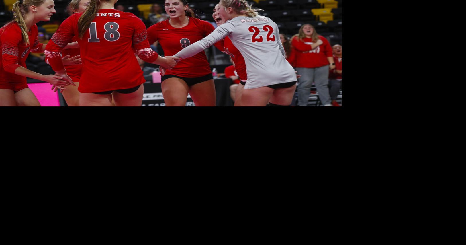 Photos Saint Ansgar takes on BCLUW in the Class 1A state volleyball