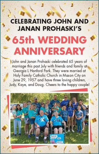 Happy Anniversary John and Janan Prohaski