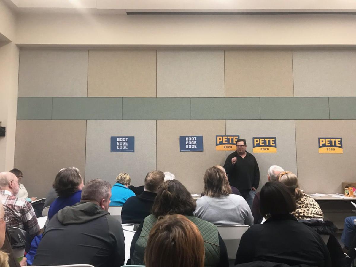 Pete Buttigieg caucus 102 program