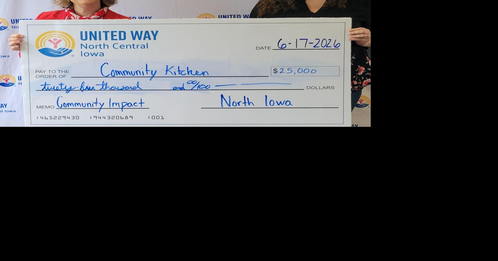 United Way of North Central Iowa announces funded partners