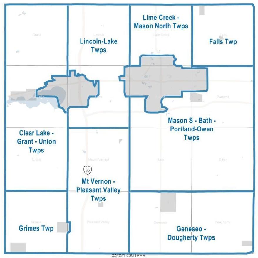 Proposed Cerro Gordo County precincts