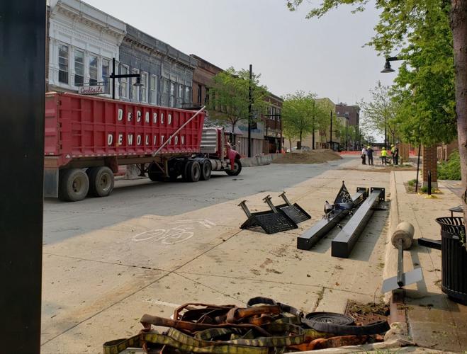 Kirk Apartment demolition underway with owner's contractors