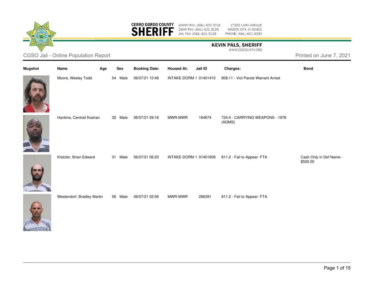 67 cerro gordo county jail inmates