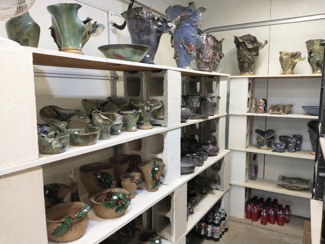 Blue House Pottery in Hanlontown..jpg