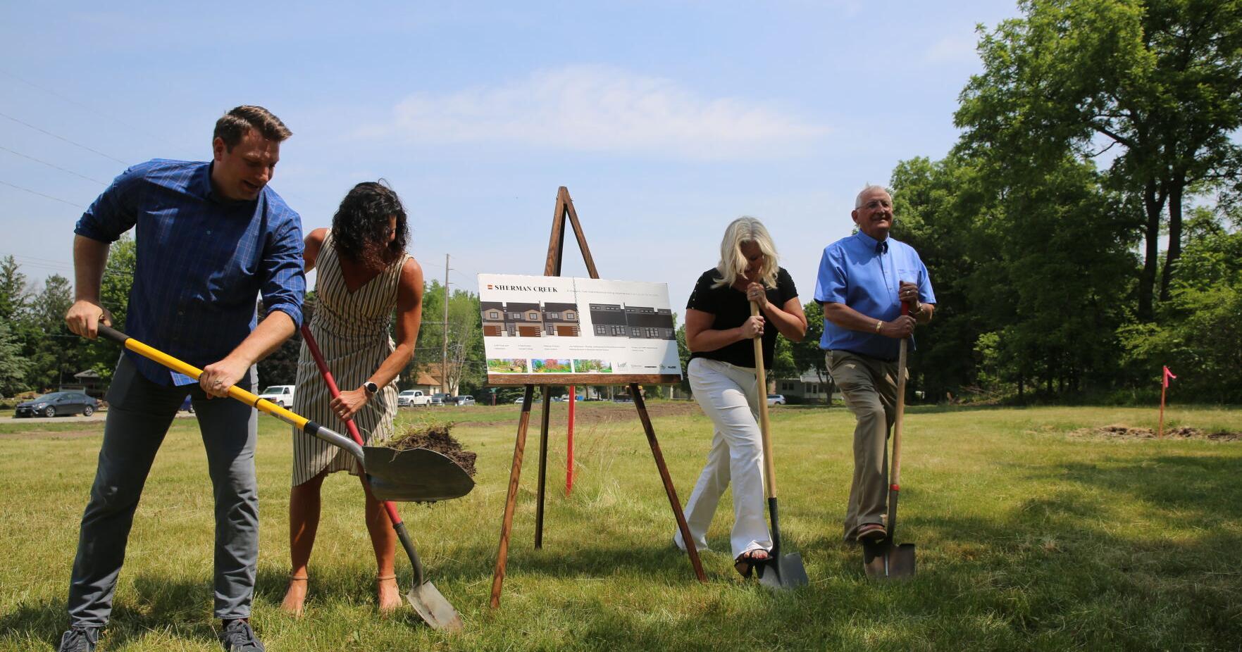 Charles City company breaks ground on townhouse project - Vimarsana News