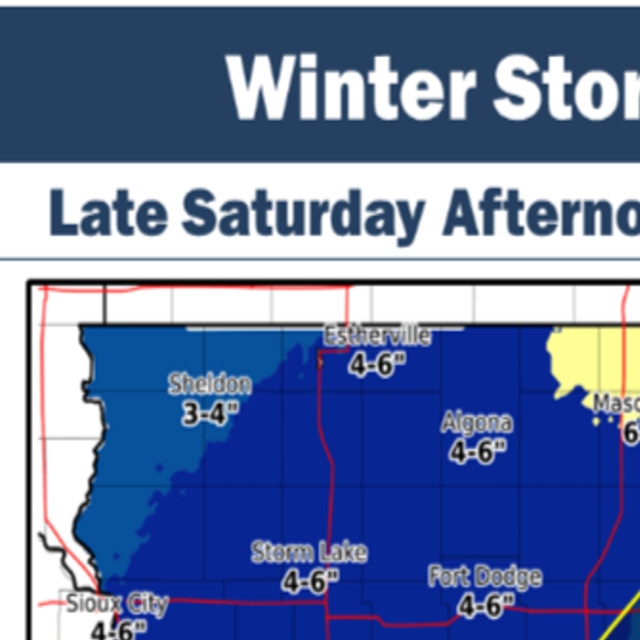 North Iowa Braces For Weekend Winter Storm With Live Road