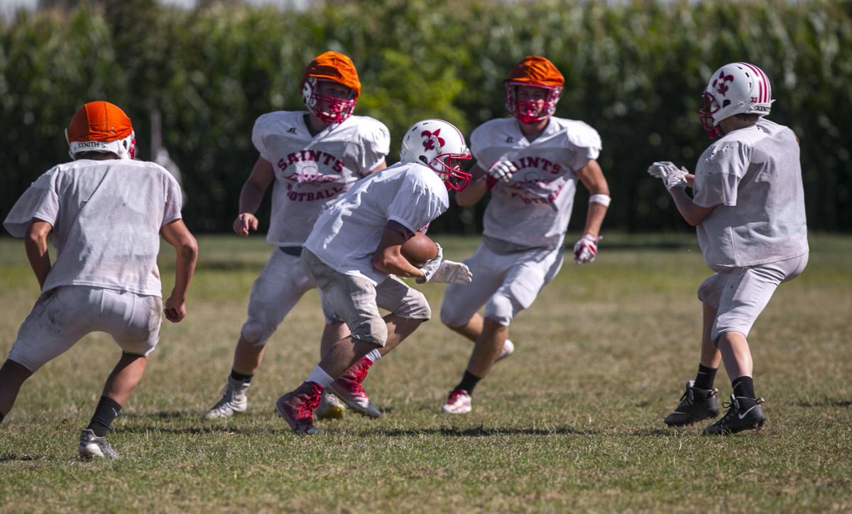 Senior class keys in 2019 for St. Ansgar football North Iowa High
