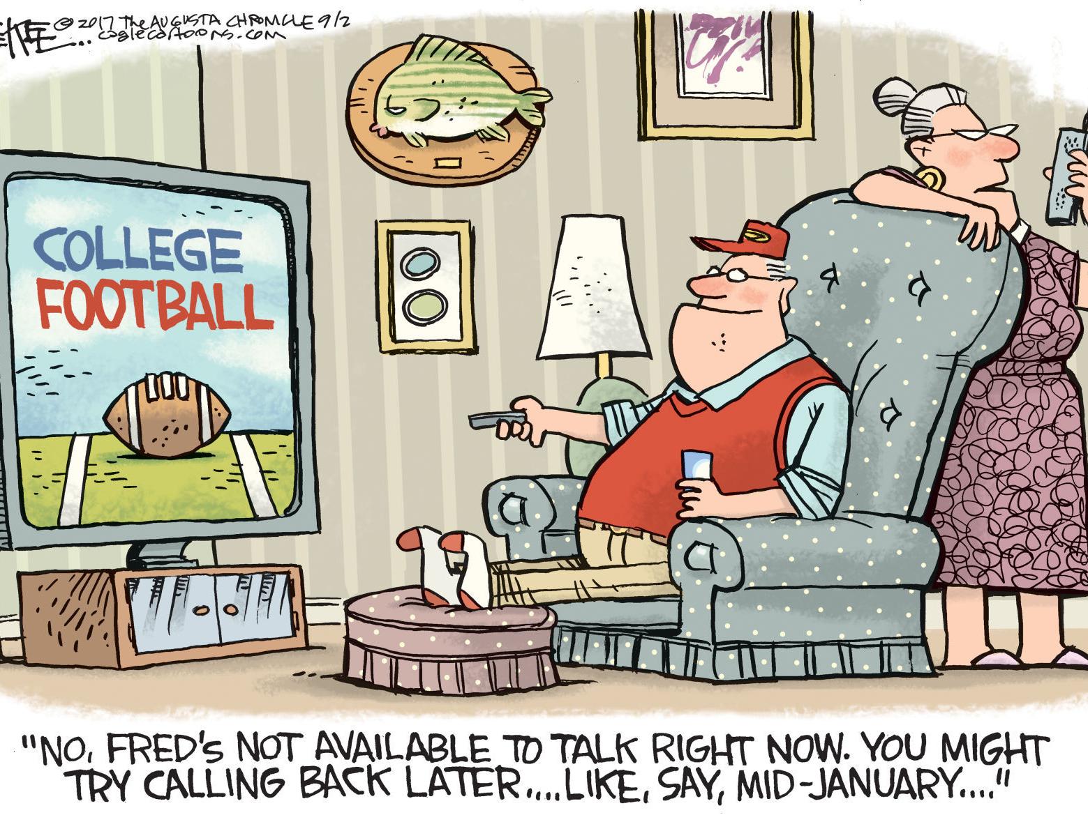 Political cartoons: Football, Labor Day, statues, school, Dick Gregory |  Columnists | globegazette.com