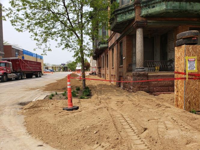 Kirk Apartment demolition underway with owner's contractors
