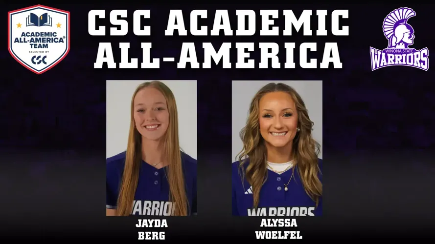 WOELFEL AND BERG EARN CSC ACADEMIC ALL-AMERICA HONORS