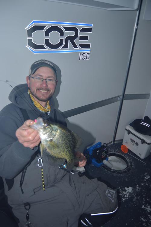 Jensen S Fishing The Midwest Catching Mid Winter Yellow Bass Outdoors Globegazette Com