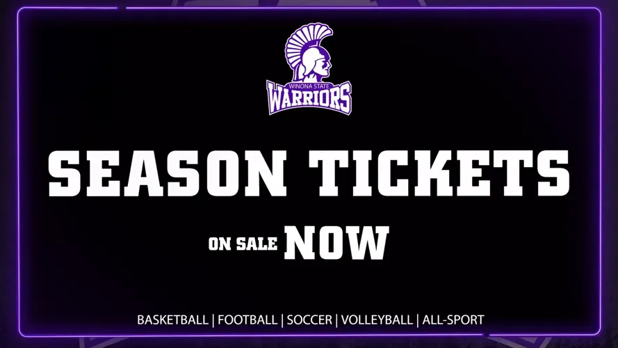 WINONA STATE ATHLETICS 2026-2027 SEASON TICKETS ON SALE NOW