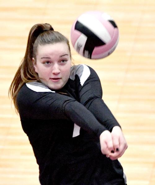 Osage vs Tipton state volleyball