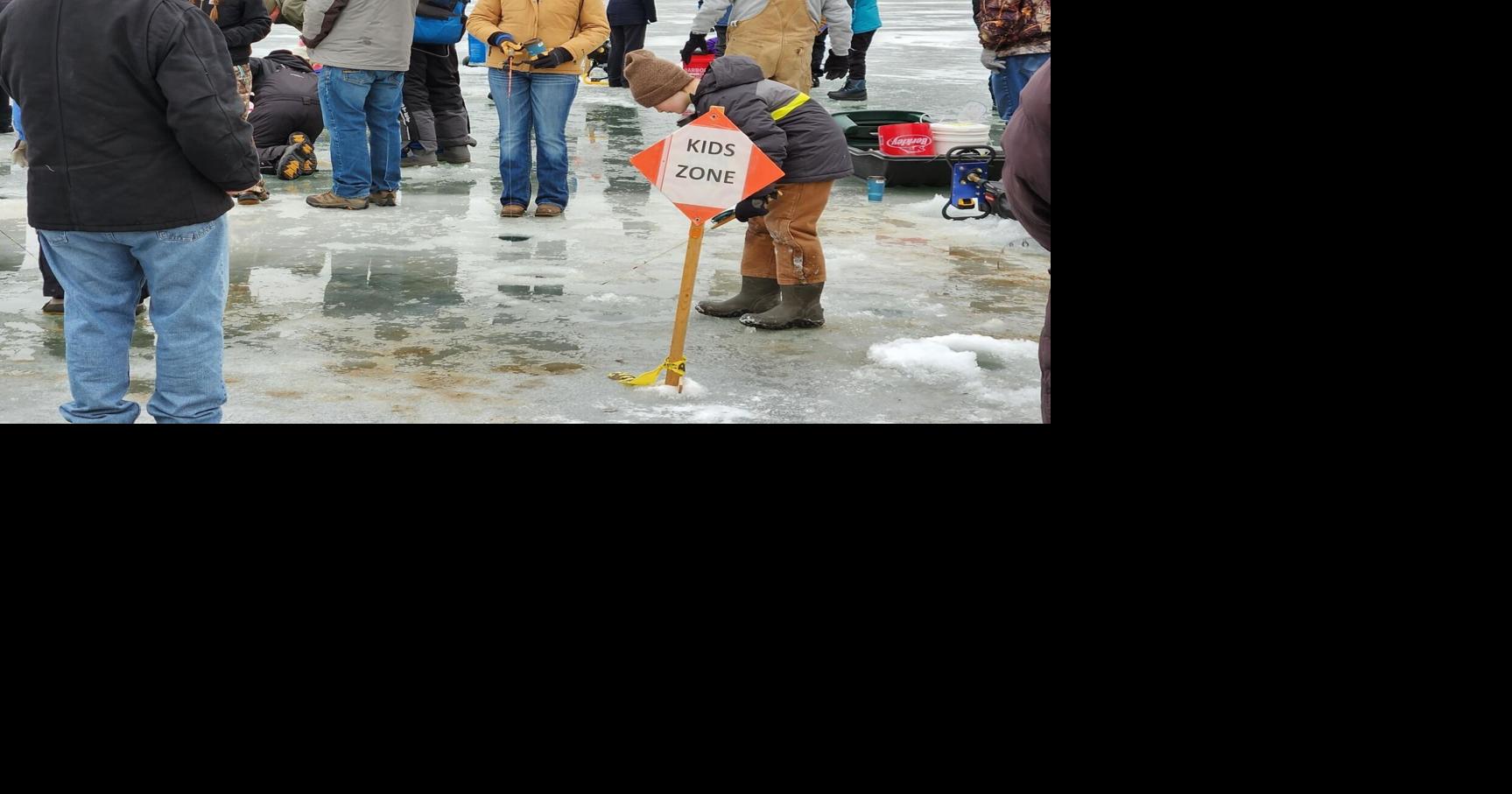 Ice, Ice Baby: Kids and adults enjoy ice fishing at Mason City event