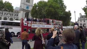 Campaigners Against Arbitrary Detention in Syria Drive 'Freedom Bus' Around London