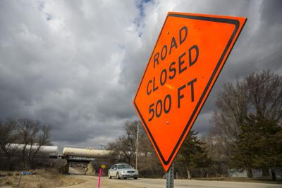 road county sign spring gordo approves cerro sure projects globegazette bridge b20 facing highway traffic closed seen away east place